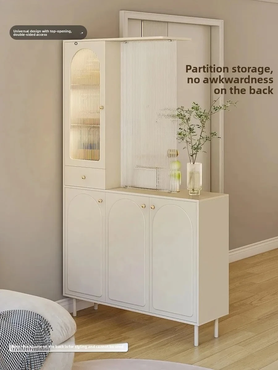 Entryway Cabinet Screen Integrated Living Room Double-Sided Modern Wine Cabinet Partition Cabinet