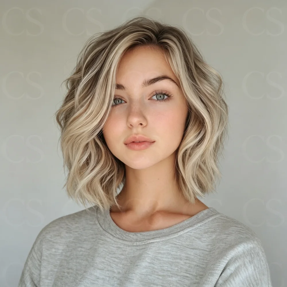 100% Real Human Hair Wig Soft Blonde youthful150 Density Curly Wave smooth touch  13x4 Lace Front Fine Hair for Natural Look