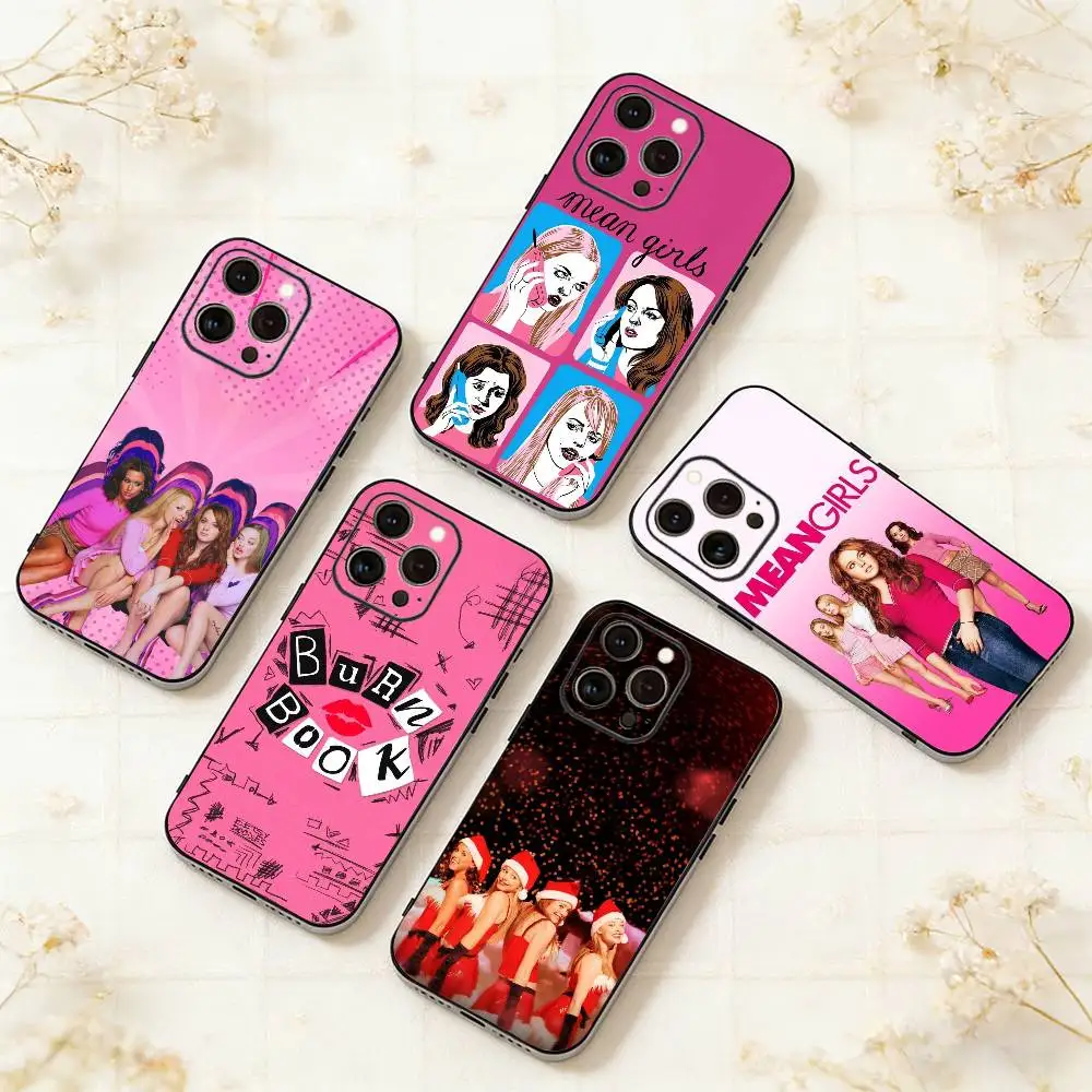 

Movie M-Mean G-Girls Phone Case For iPhone 17,16,15,14,13,12,11 Plus,Pro Max,XS,Soft Silicone Black Cover