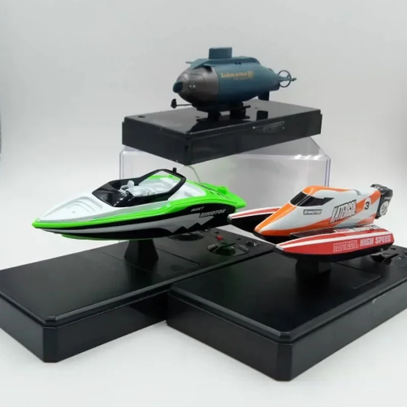 Mini Remote Control Submarine Rechargeable Nuclear Submarine Model Bathtub Toy Gift RC Electric Speedboat Model