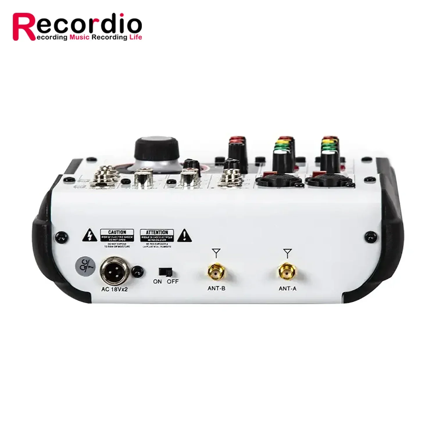 2026 GAX-G06 Digital Interface Recording Mini Audio Mixer 99 Reverb Effect 6 Channel Mixing Console With Dual Microphones