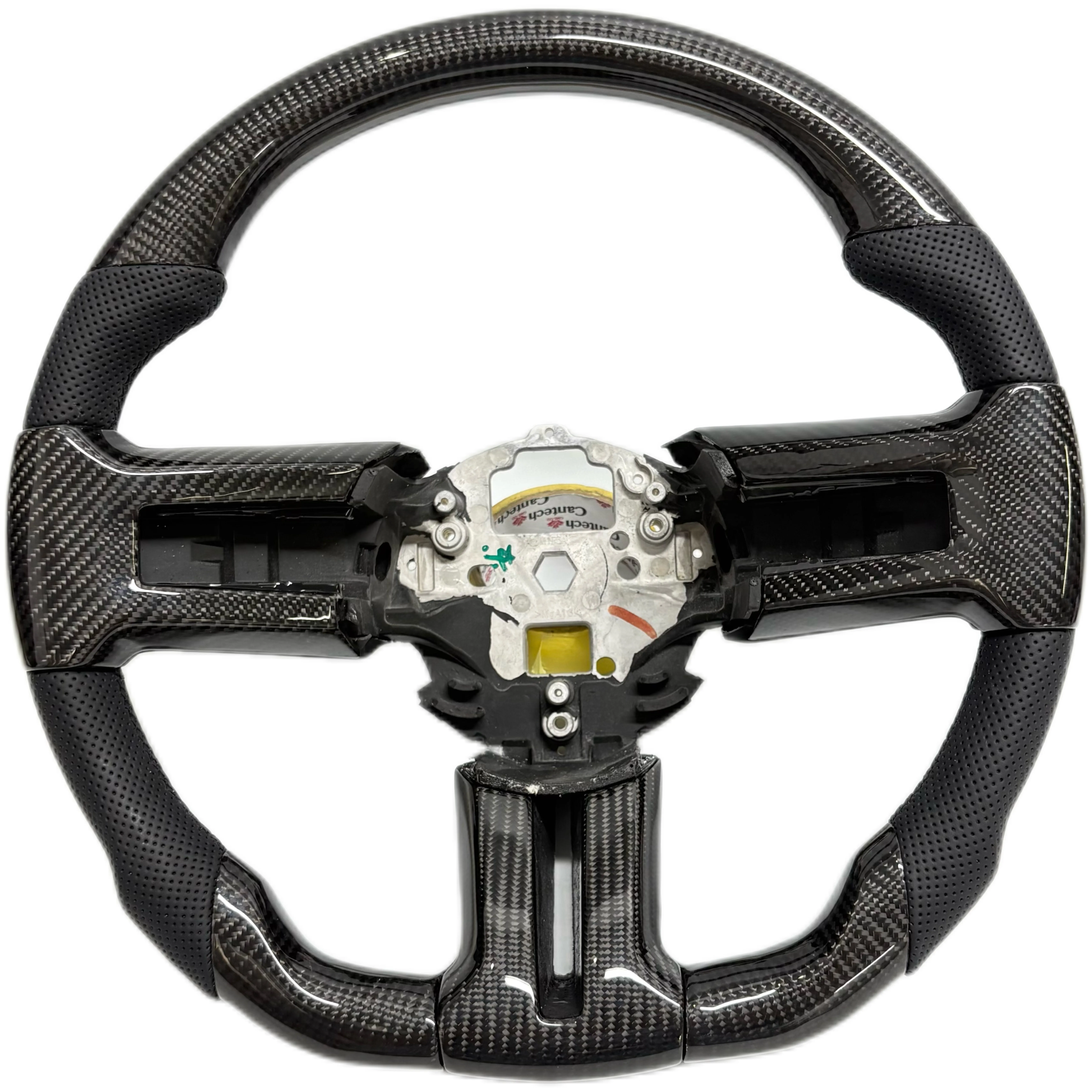 

Direct Sport Perforated Forged LED Steering Wheel Carbon Fiber Flat Bottom Car Accessory