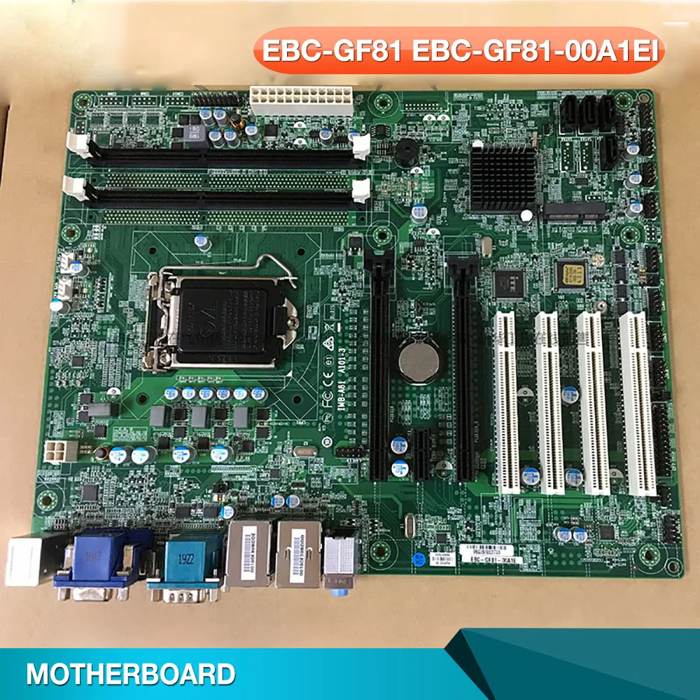 Industrial Control Motherboard Supports 4th Generation CPU Sual Network H81 LGA1150 For Advantech EBC-GF81 EBC-GF81-00A1EI