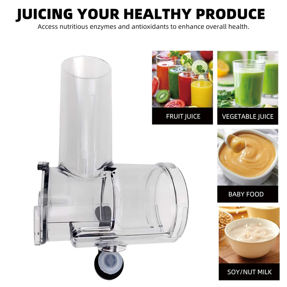 2025 · Accessorio per succo per spremiagrumi Omega, velocità lenta di grande diametro con coperchio ugello a prova di perdite, per Omegae 8006 8003 8051