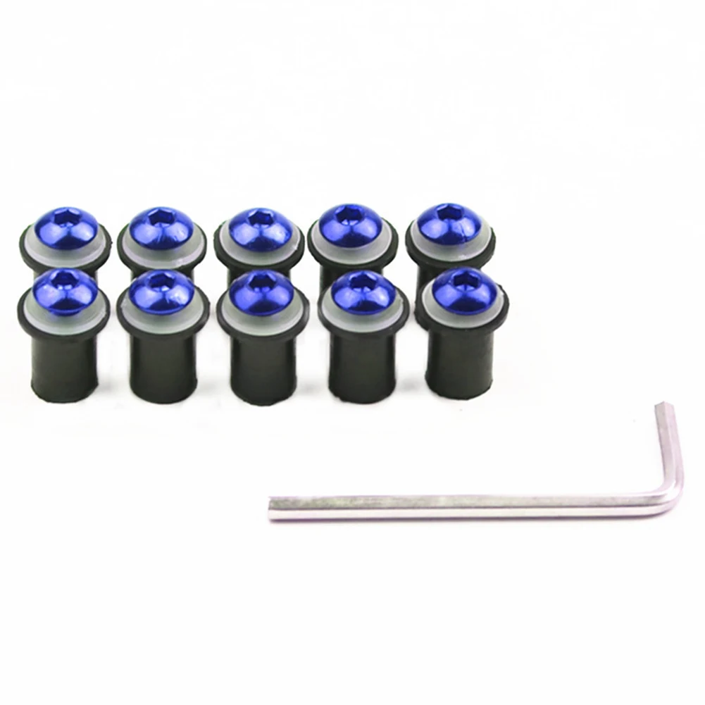 Motorcycle Fairing Clip Kit Clip Fastener Bolt Fastener Clips Fairing Fastener Set Practical Installation Tools