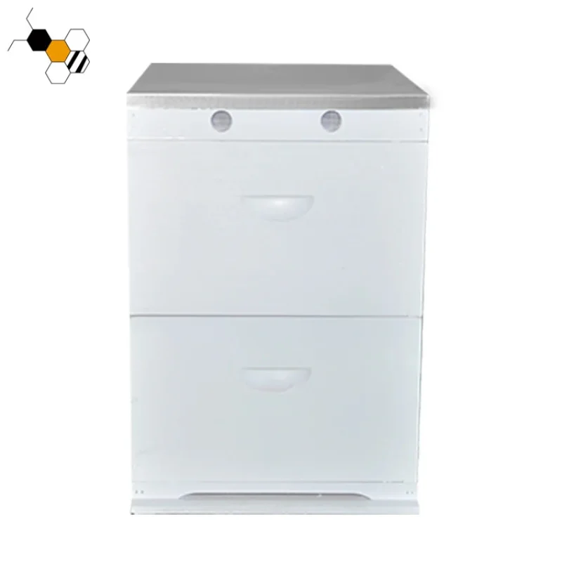 New Zealand Pine Australian Beehive Complete Set Painted White 20Mm Thick Dovetail Joint Unassembled Bee Hive Box Frames