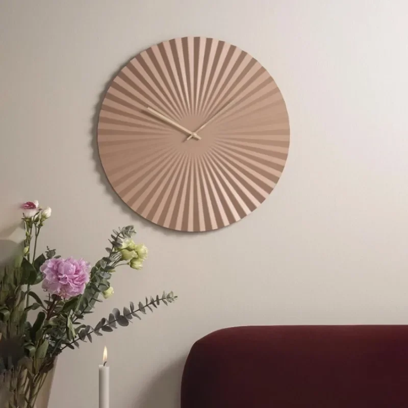 Metal Wall Clock Living Room Modern Desktop Watches Silent Kitchen Clocks Noiseless Elegant Room Ornaments Minimalist Decoration - Image 2