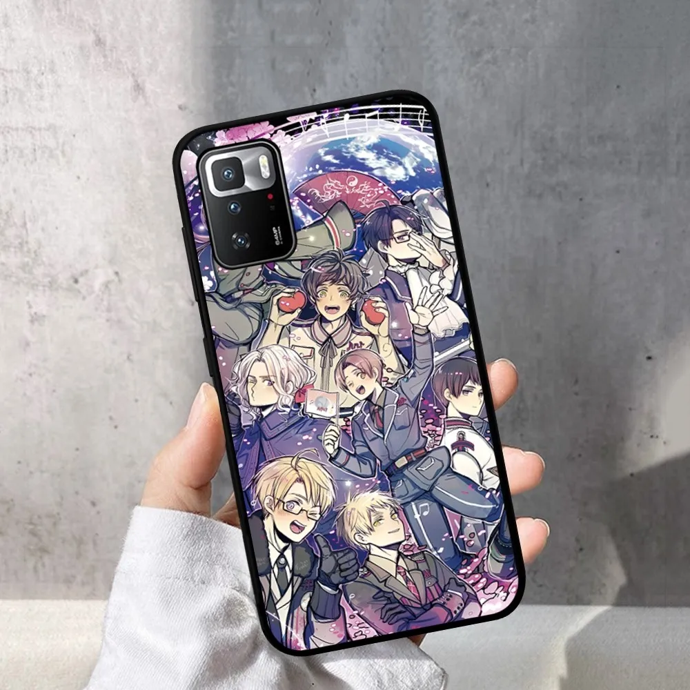 Classic Anime ヘタリアWorld-Stars Phone Case For Redmi Note 4 X 5 A 6 7 8 T 9 9S 10 11 11S 11Epro Poco M3 Pro