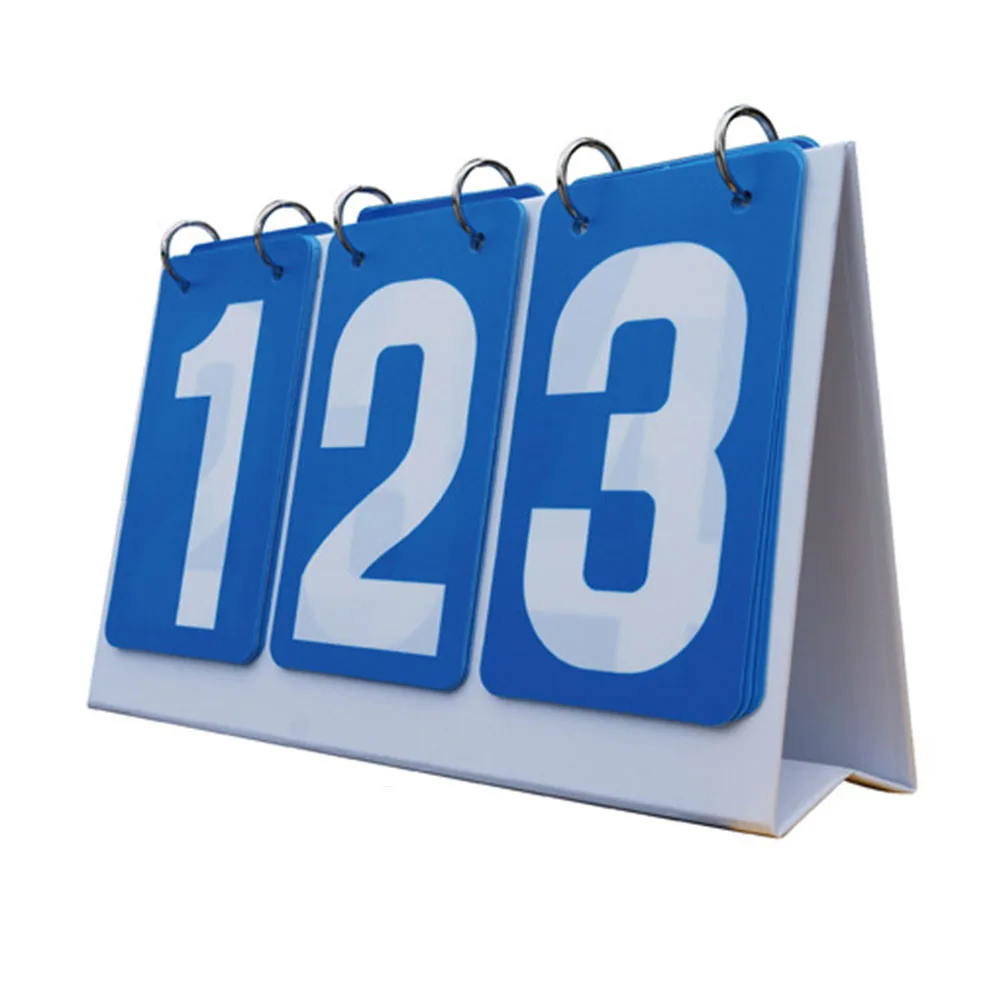 

Score Counter Score Keeper Multipurpose Tabletop 3 Digits Flip Number Score Board TableScore Flipper For Basketball Baseball