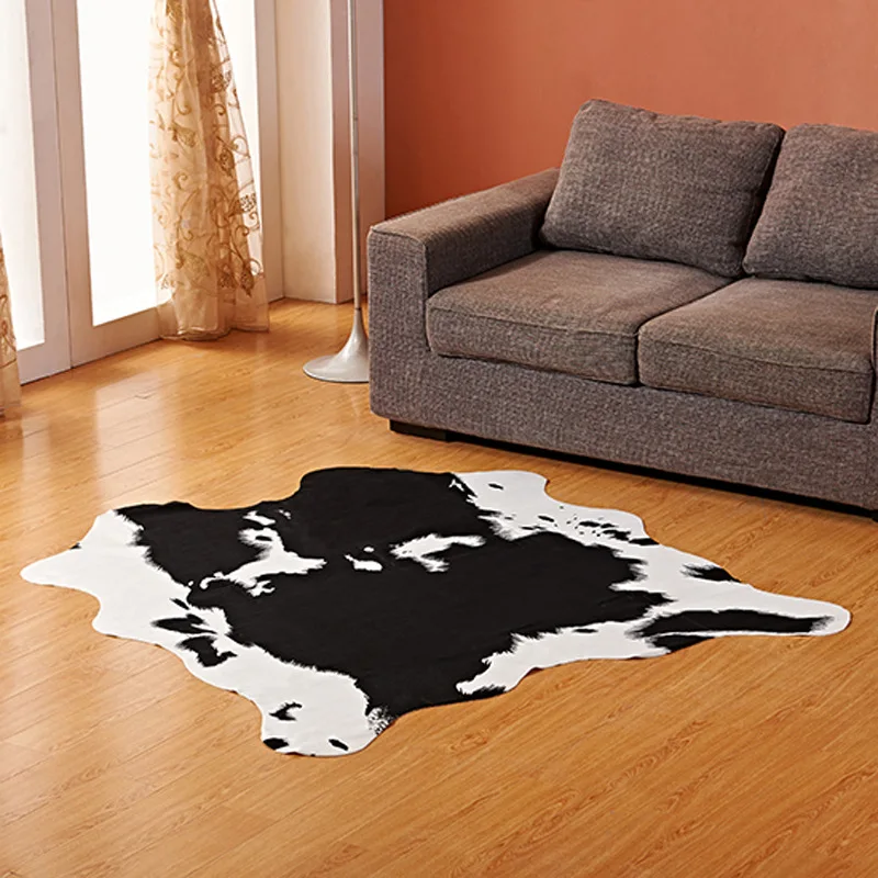 

Soft Plush Carpet for Living Room Cow Large Area Children Bedroom Bedside Rug Home Decoration Corridor Cloakroom Mat