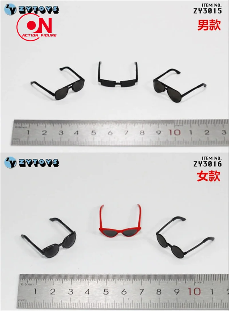 ZYTOYS 1/6 ZY15- 20 ZY3015 ZY3016 ذكر أنثى الجندي نظارات الموضة مجموعة نموذج اللعب صالح 12 ''عمل الشكل الجسم #6