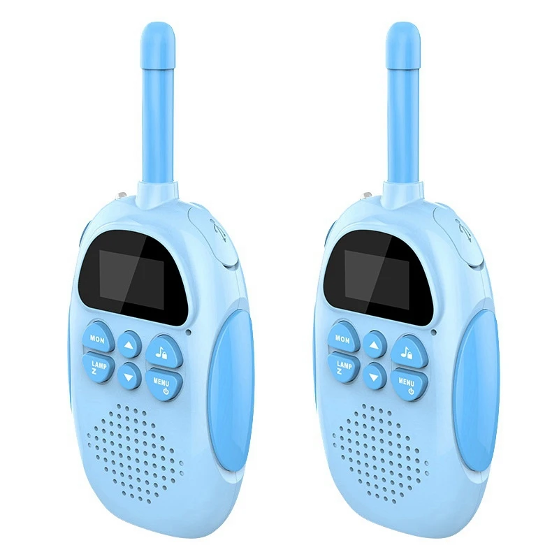 

2 Pcs Kids Walkie Talkies Portable Handheld Parent-Child Talk Educational Interactive Toys Children's Talkie,Blue