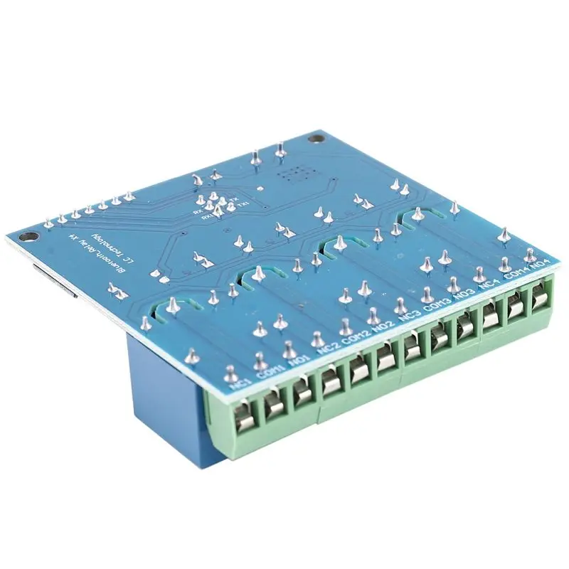 A53Q-5X 12V 4CH Remote Control Switch Bluetooth Relay Module For Android Mobile Motor LED Light DIY Electronic Kit