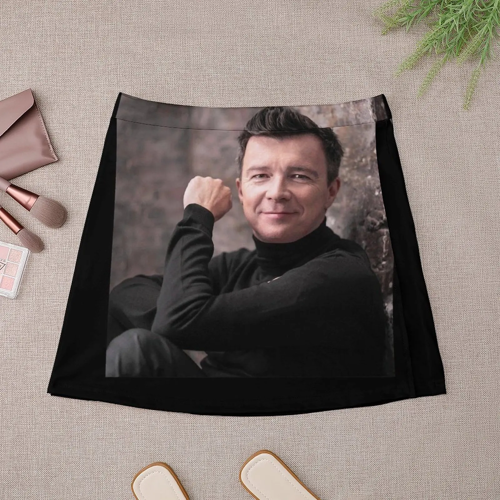 For Mens Womens Berjudiituharam Rick Astley Halloween Mini Skirt cosplay Women's dress Mini Skirt