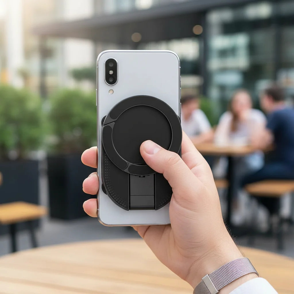 

Suction Mount Magnetic Phone Holder Wall Mountable Rotatable Magnetic Stand Portable 3-in-1 Cell Phone Holder