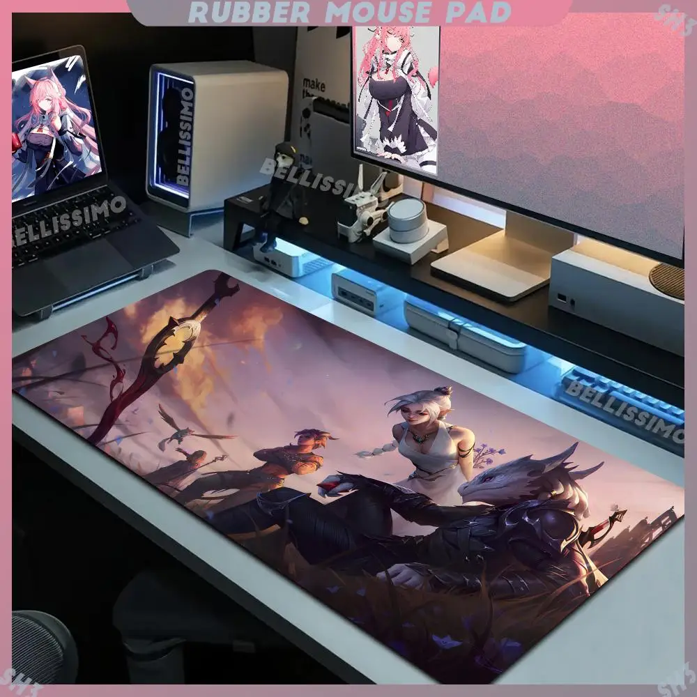 Mouse Pad Gaming Action Adventure Baldurs Gate 3 900x400 Stitch Edges Rubber Mouse Pad Desk Mat Gaming XXL Non-slip Mouse pad