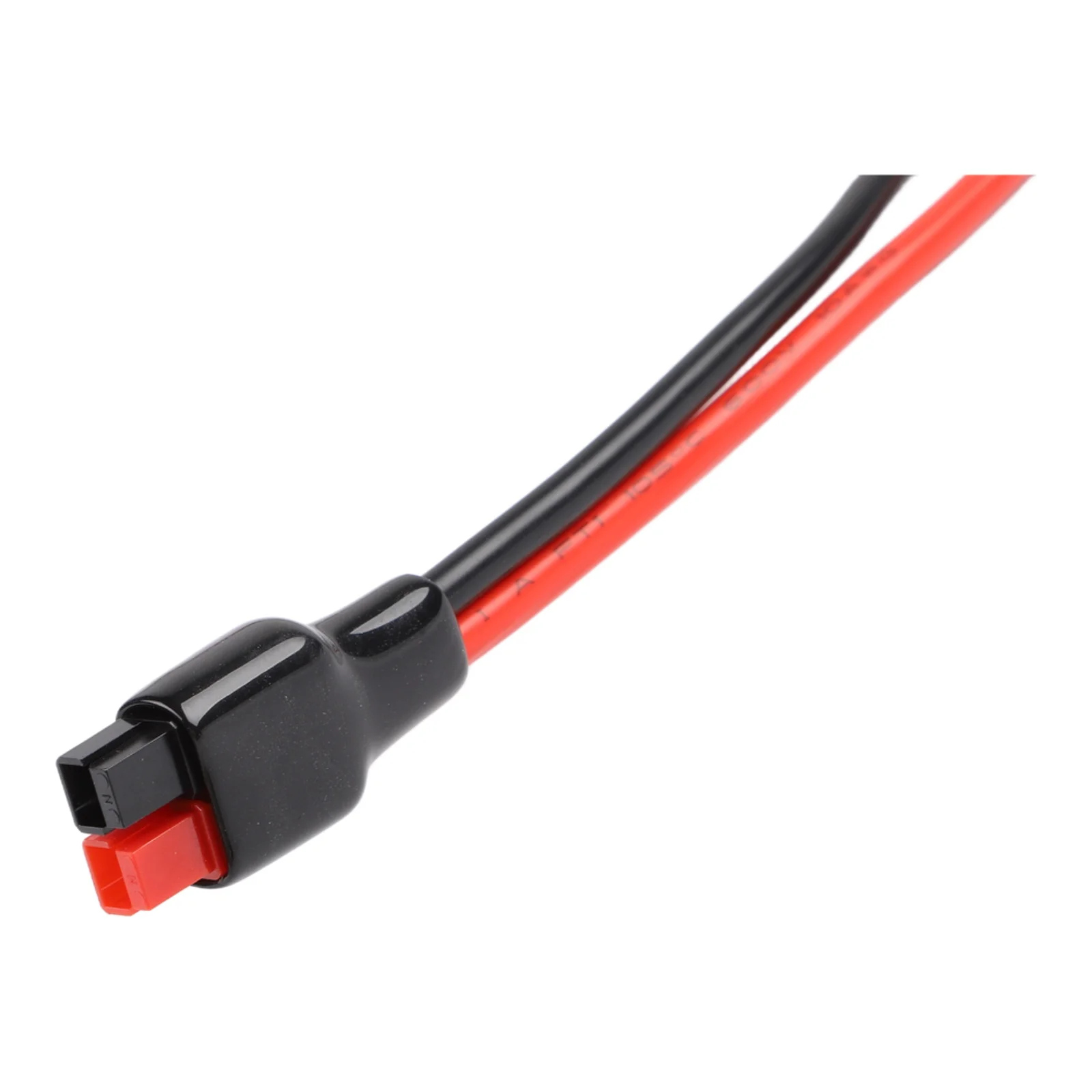 45A Connector To O For Ring Terminal Cable 10AWG Tinned Copper For Solar Panel Battery For Power Station Red Black Wire