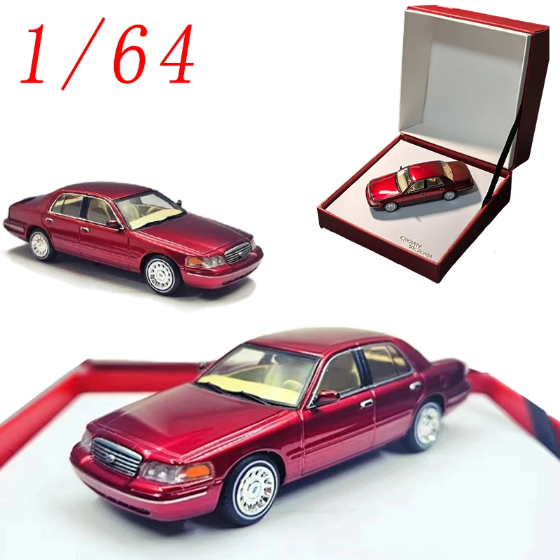 

Diecast 1/64 Scale Ford Crown Victoria 2024 Hec Limited Edition Car Model Alloy Ford Crown Victoria Play Vehicles Collection