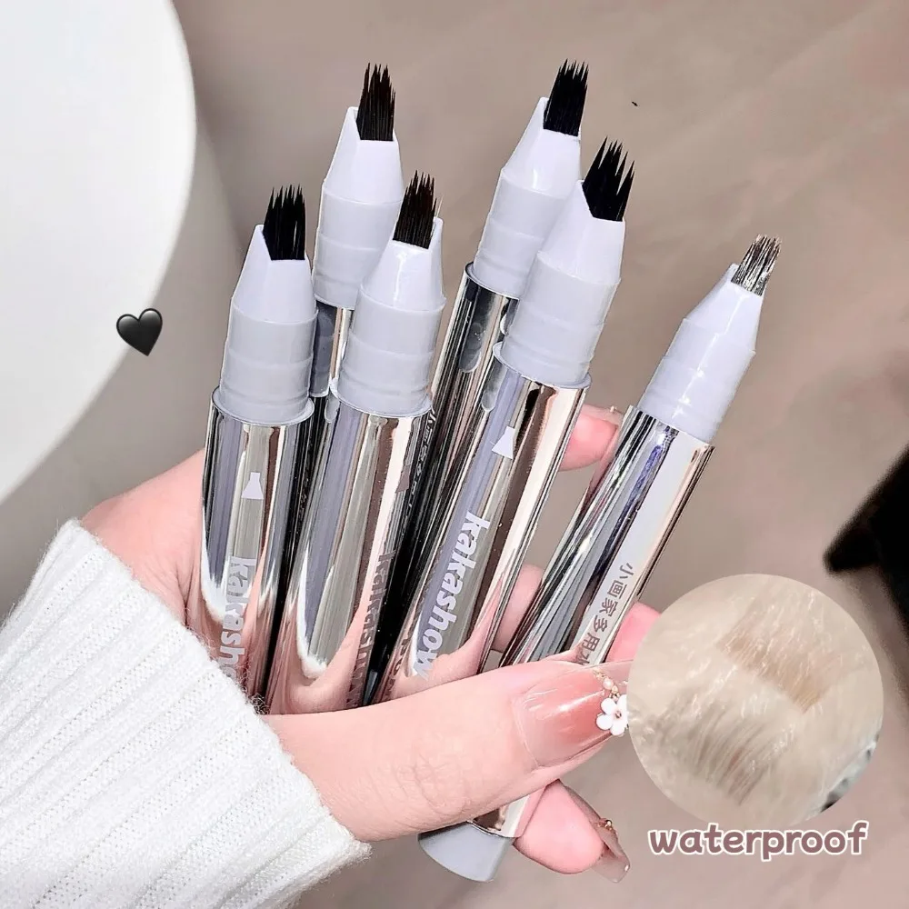 Crayon à sourcils multi-fourchettes, liquide imperméable, longue durée, séchage rapide, bâton de tatouage professionnel pour sourcils sauvages, maquillage