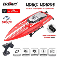 UDIRC UDI005 2.4GHz RC Boat 50Km/H High Speed Waterproof Radio Control Boat Brushless RC Speedboat Pvc Boat Toys Gift For Kids
