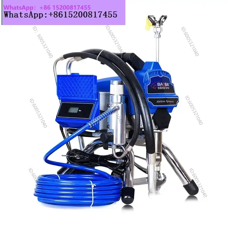 495 brushless all-copper high-pressure airless latex paint spraying machine, home improvement wall paint spraying machine