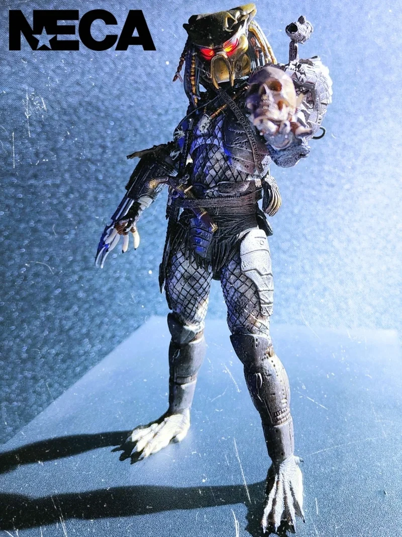 

Genuine Neca 51429 Joint Movable Action Figure Predator 2 Predator Leader Grey Back Elder Collection Model Toy Gift