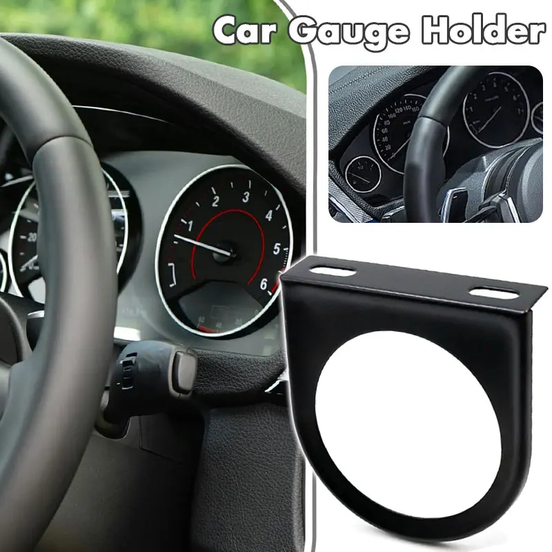 

Универсальная чашка для измерителя с одним/дво/тремя автоматическими модифицированными черными, автомобильный держатель манометра для 2-дюймового тройного/двойного/одинарного отверстия, хромированный