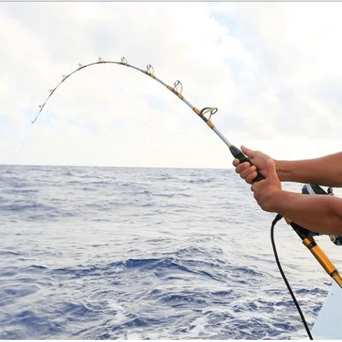 Trainer, one-piece fishing rod