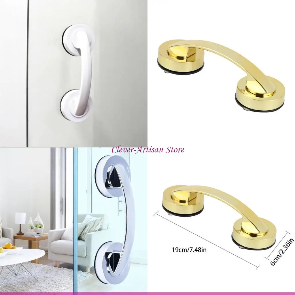 

E06B Shower Grab Bar with Anti-slip Grip Safety Hand Bath Suction Grab Bars