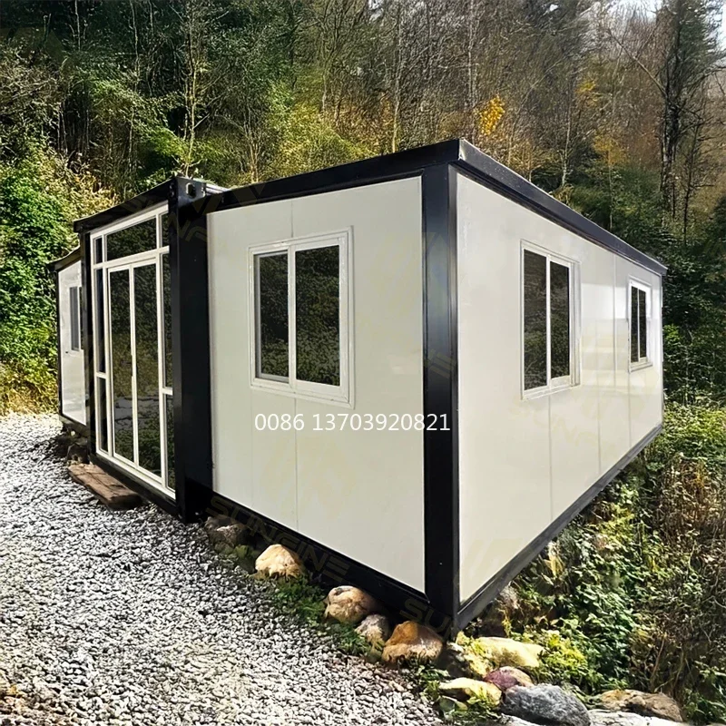 Portable Homes 2 Bedroom Container House 32m2 Modular Wooden House Tiny Home Prefabric House Steel Fold Up Building