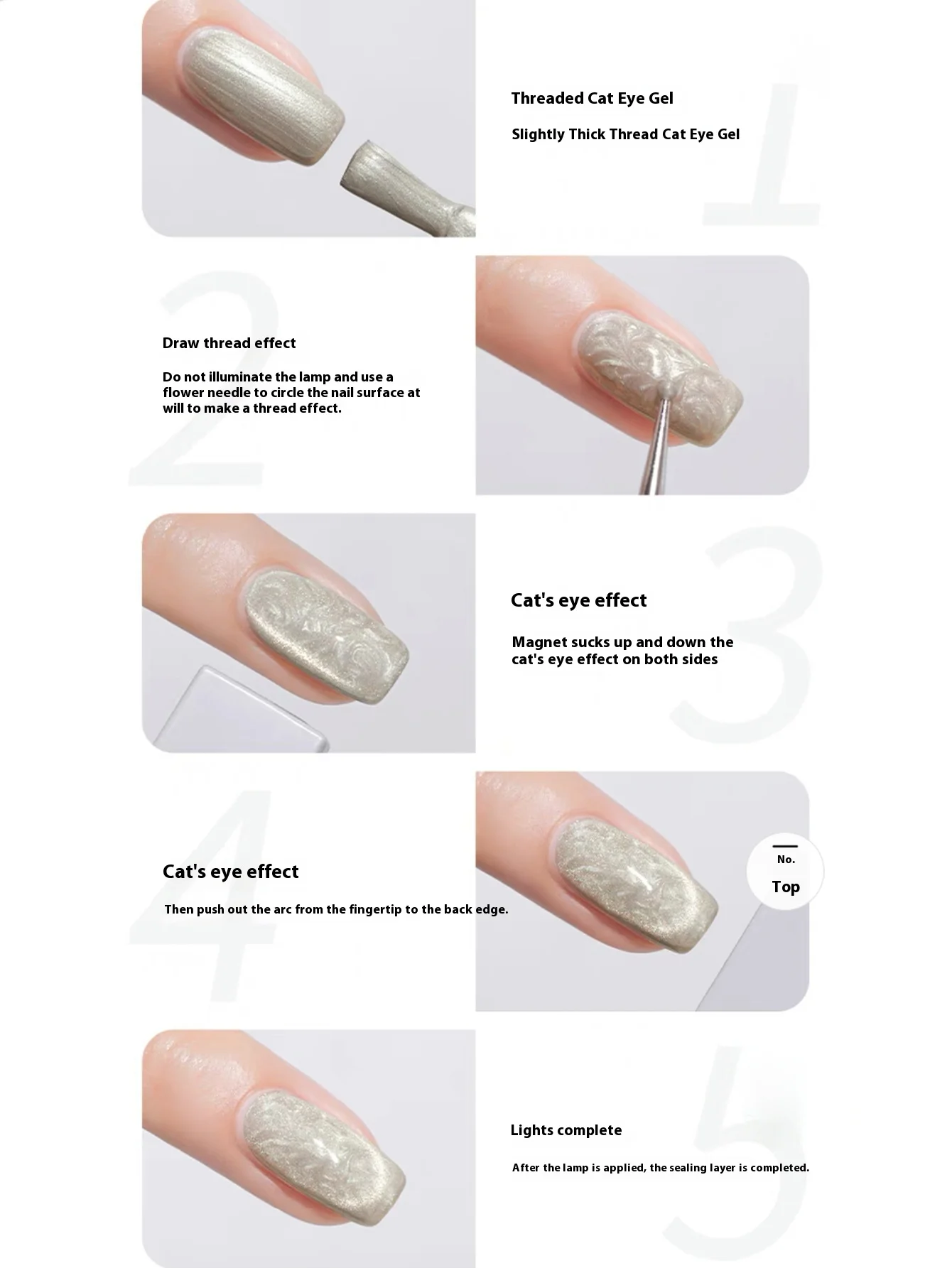 1-9 STKS Streamer Draad Cat's Eye Gel Nagellak 2025 Populaire Parelmoer Flash Magische Kleur Nagellak Nail Art Supplies