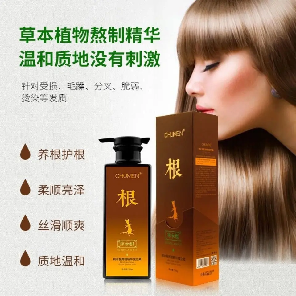 

Moringa Root Boiled Extract Shampoo, Herbal Dandruff Treatment for Hair Loss, Itchy & Oily Scalp, Nourishing 500ml