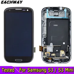 Tested For SAMSUNG Galaxy S3 LCD Display i9300 i8190 Touch Screen Digitizer Replacement For SAMSUNG Galaxy S3 Mini LCD Screen