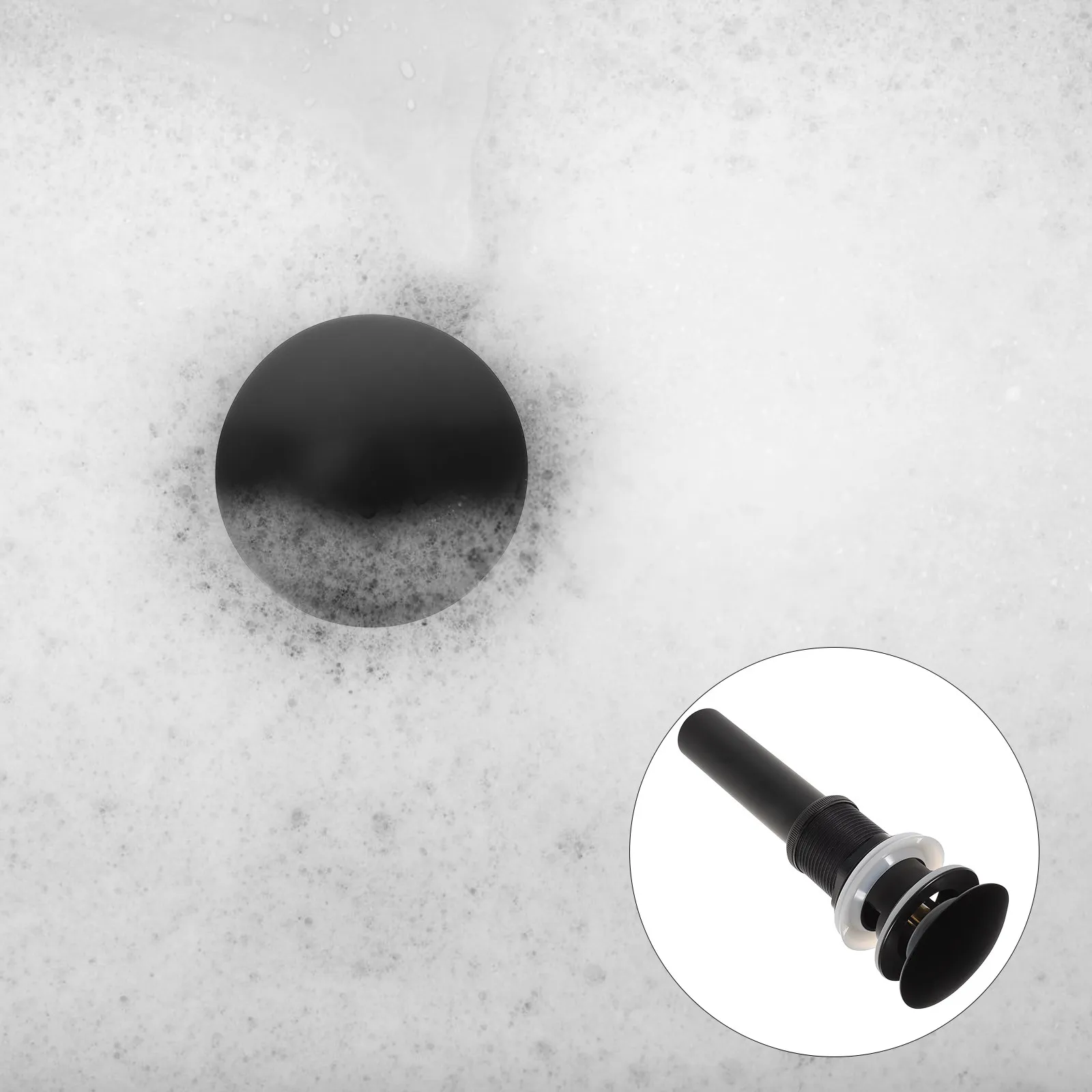 

Brass Pop Up Drain Assembly 3.7-5.5Cm Copper Sink Drain For Bathroom Vanity Vessel Lavatory Anti Clog Stopper Accessory