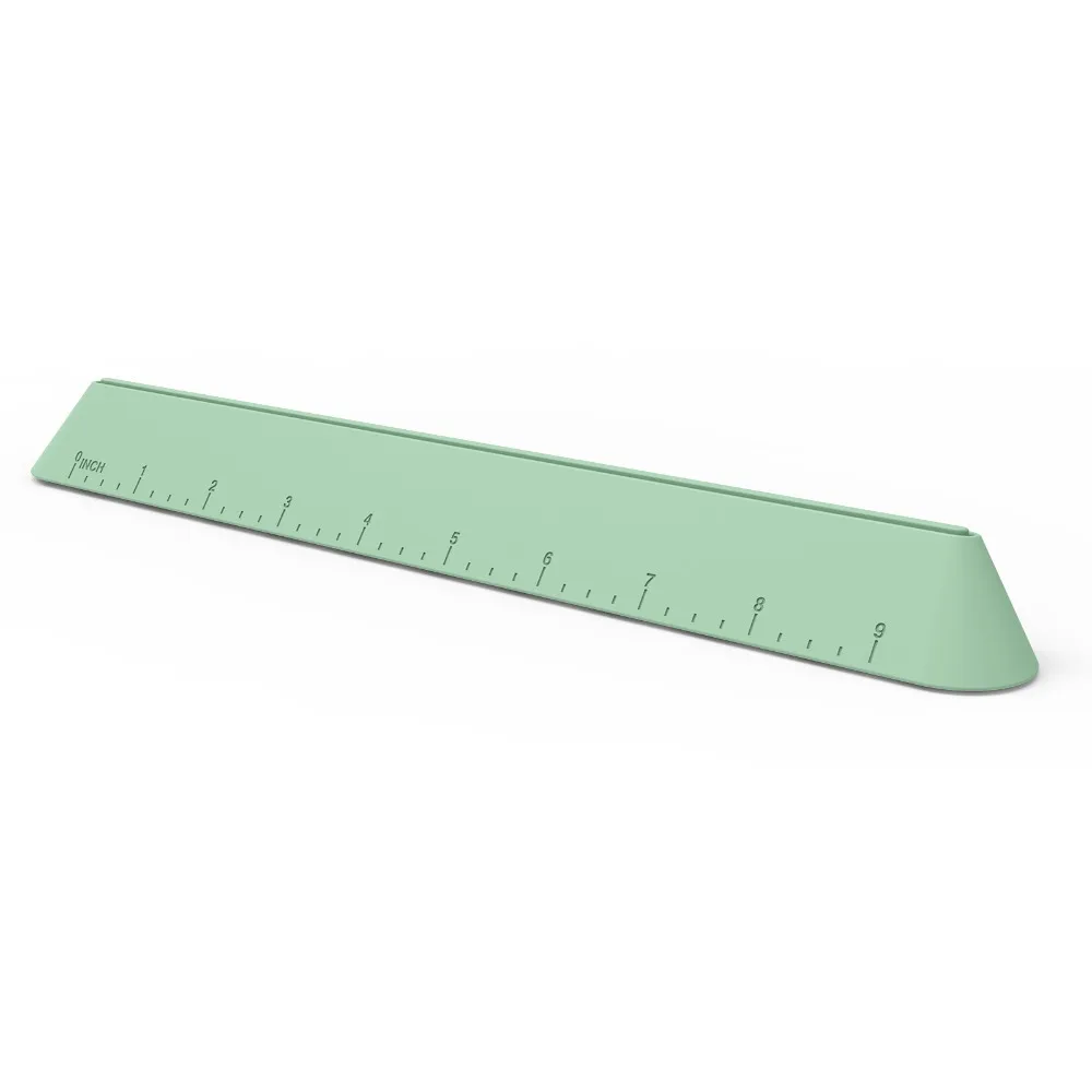 

3 in 1 Silicone Laptop Stand with Pen Slot Solid Color Keyboard Riser Ergonomic Oval Base Laptop Cooling Stand