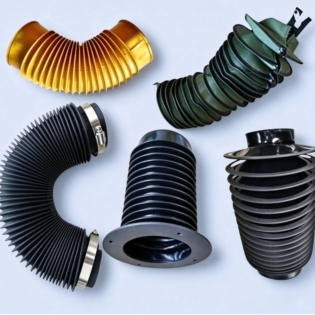 Expandable Circular Bellows Covers for CNC Spindle and Shaft Protection