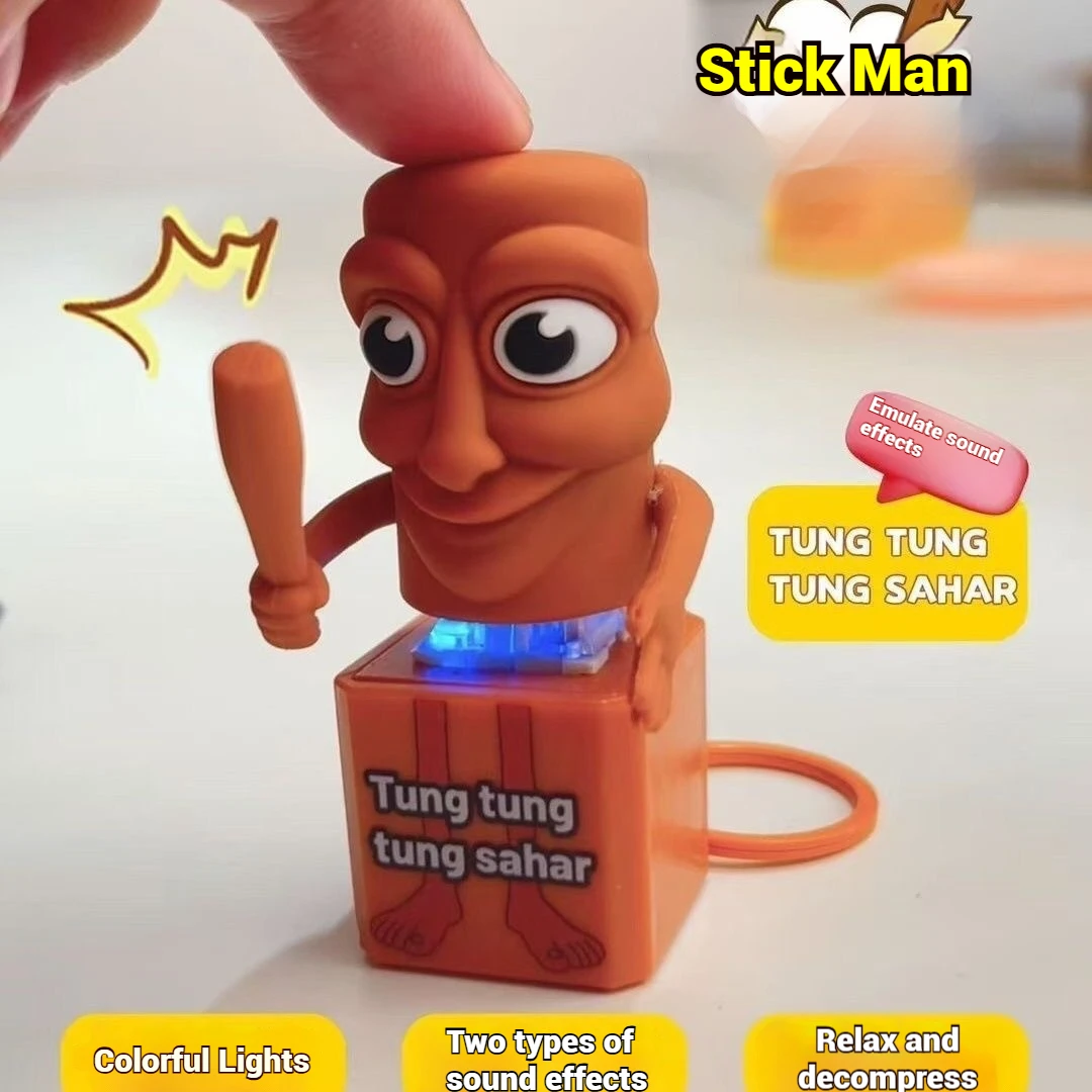 

New Wacky Mountain And Sea Handling Do Stick Do Tungtungtung Doll Model Bag Pendant To Send Friends Small Gifts