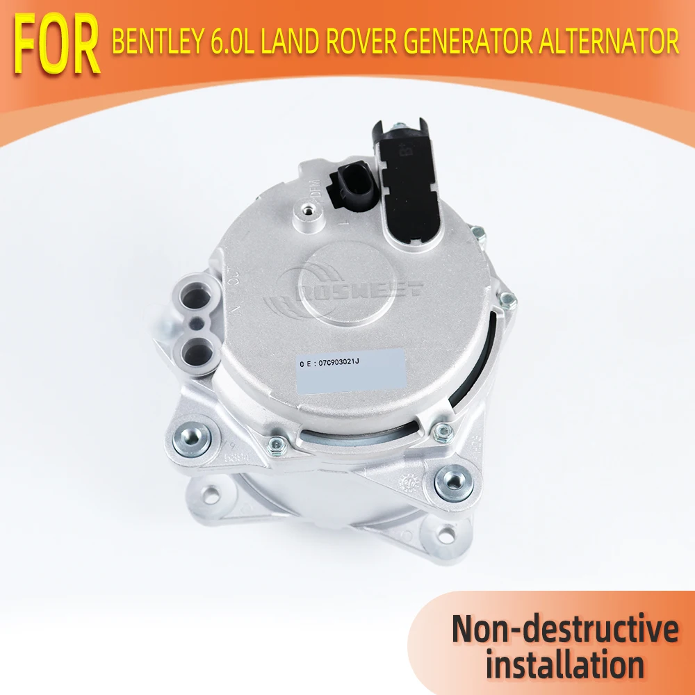 

07C903021J Generator Alternator 12V 190A For Bentley Flying Spur/Super Sports Continental GT/GTC 6.0L three-phase AC generator