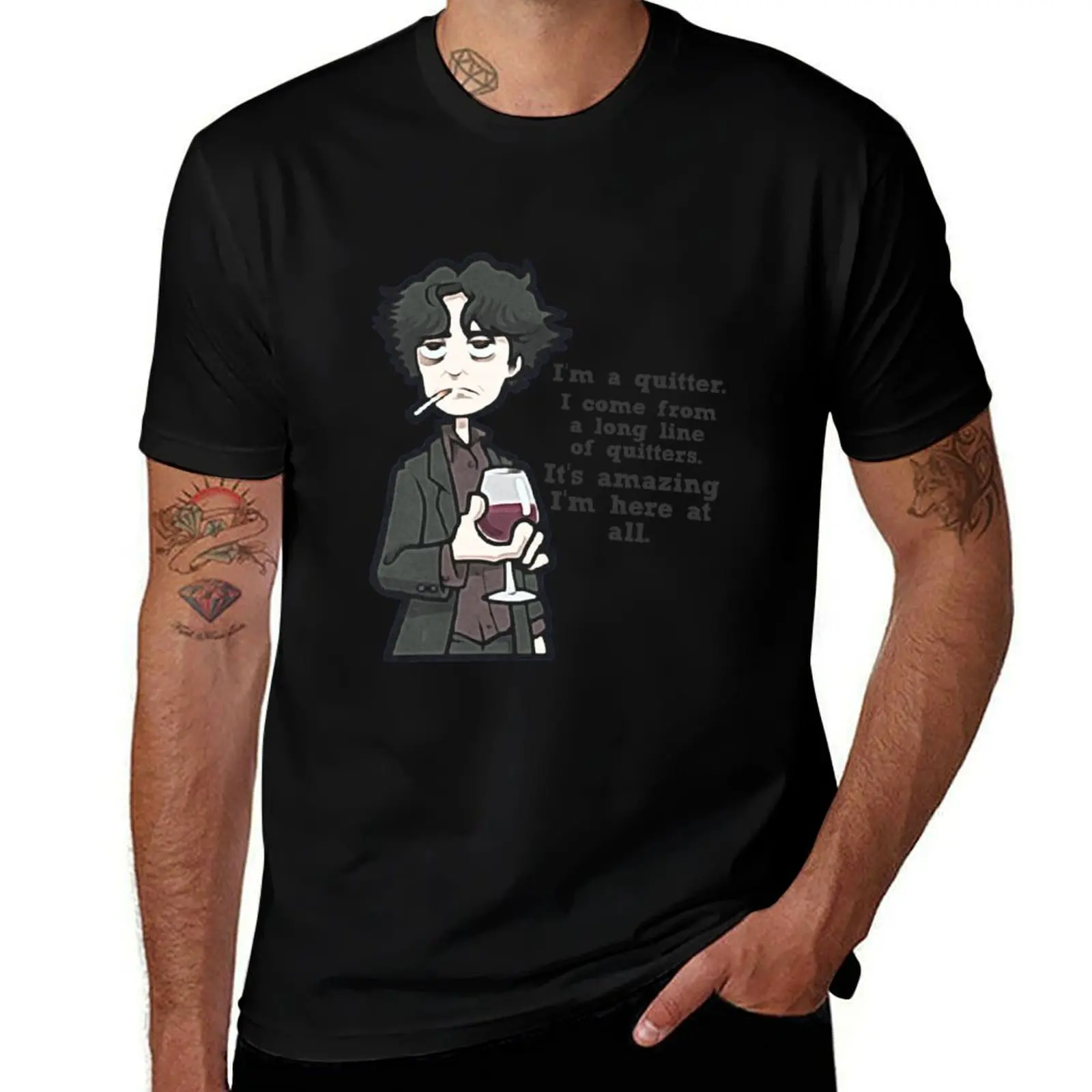

I'm A Quitter T-Shirt topping blanks mens shirts graphic tee
