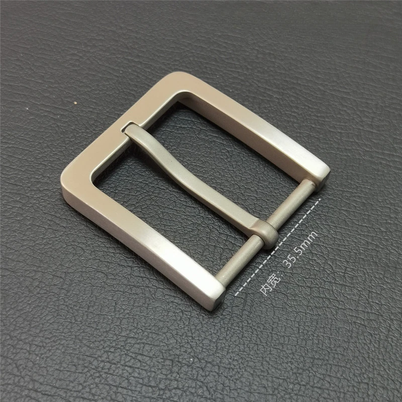 Fashion Pure Titanium Belt Buckle 35mm / 38mm / 40mm Anti-Allergy No Rust Sweat Corrosion Light Weight Men Women Belt PinBuckle