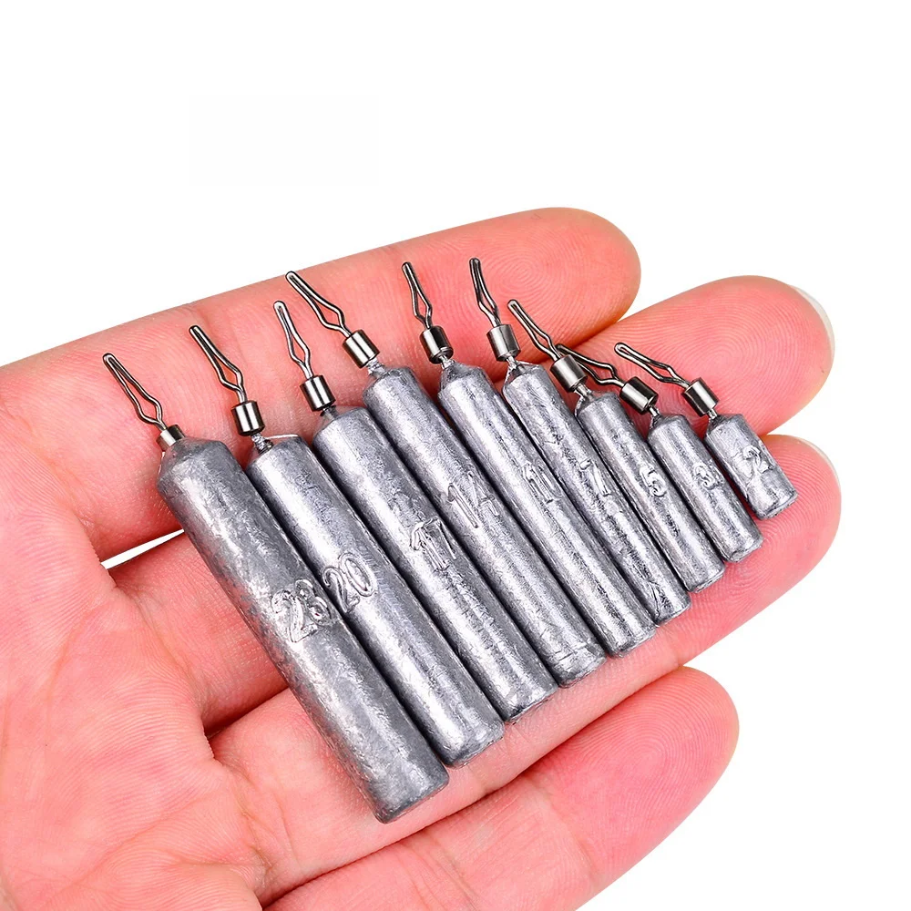 Fishing Accessories Leaded Jig Head 3.5g 5g 7g 10g 14g 20g Pendant Plumb Pendant Lead Sinkers Fishing Sinker For Drop Shot Lure