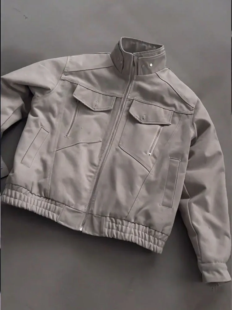

Retro American Snake Year Loose Men's Jaet Spring Autumn Small Design Heavyweight Outerwear Premium Feeling Top