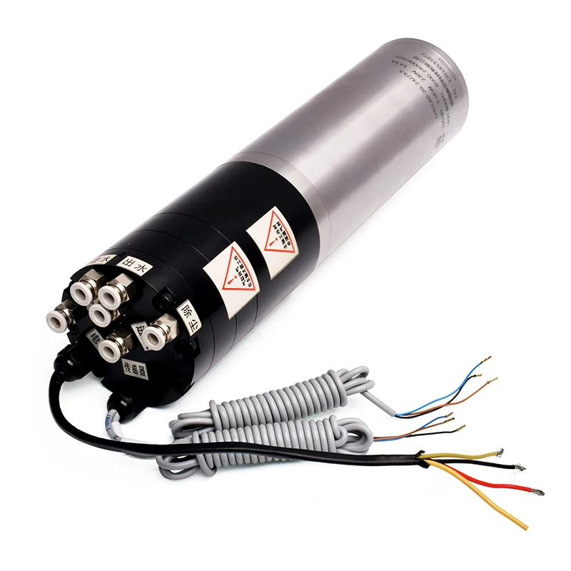 

Двигатель шпинделя ATC, 24000 об/мин, 3,5 кВт, 80 мм, ISO20, станок, автоматическая смена инструмента, электрический шпиндель для фрезерования