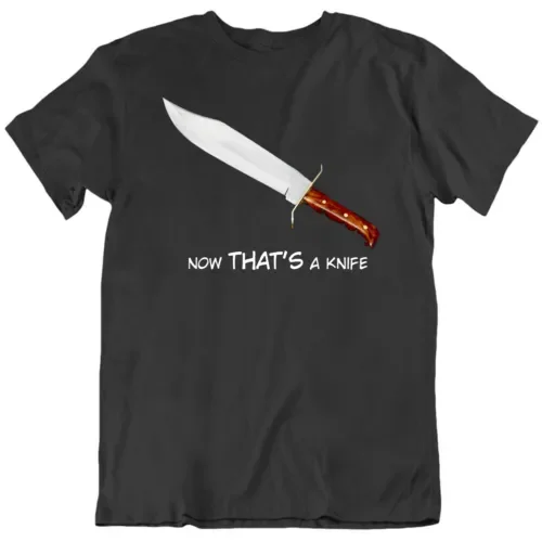 Crocodile Dundee Now That's A Knife Funny Movie T Shirt long or short sleeves