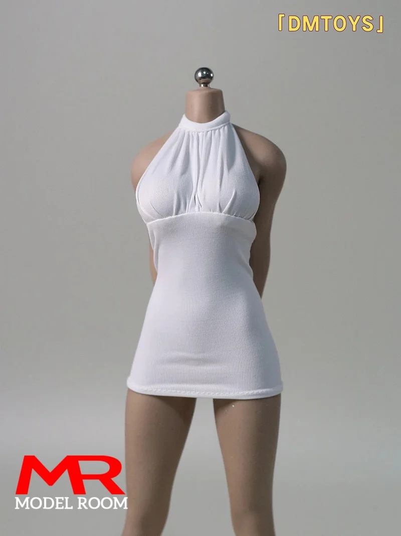 DMTOYS DF093 1/6 échelle femme dos nu robe jupe courte vêtements modèle adapté 12 ''TBL S53 AT203 VCD01 soldat figurine corps