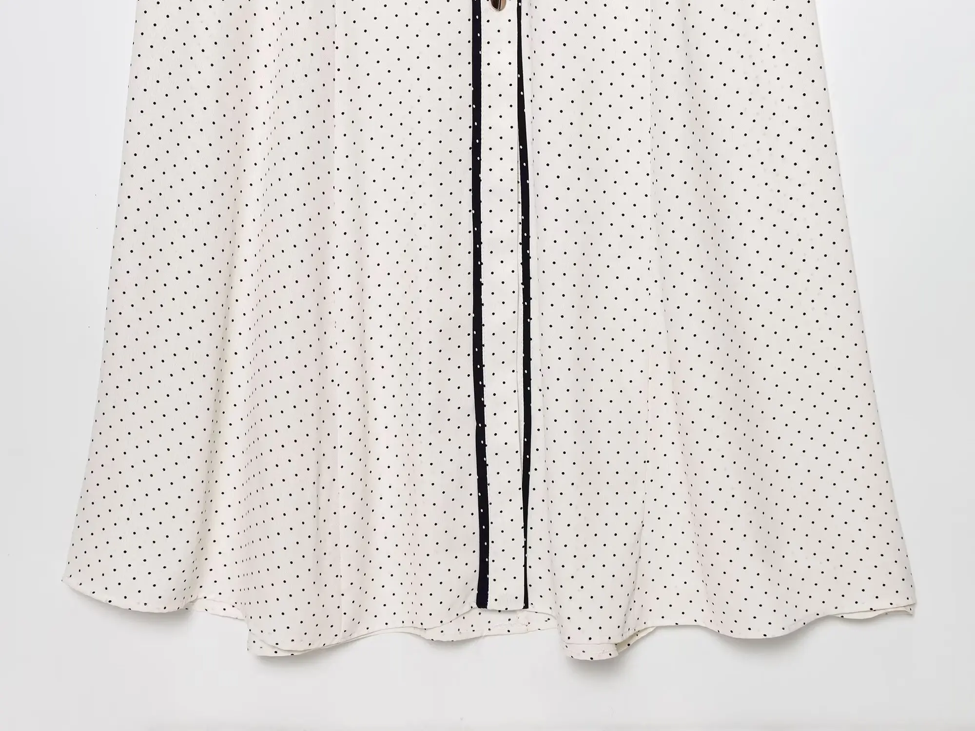 Maxdutti الفرنسية الرجعية البولكا نقطة أنيقة ميدي فستان قميص فستان للنساء مع حزام مكتب السيدات التنقل تانك فستان المرأة