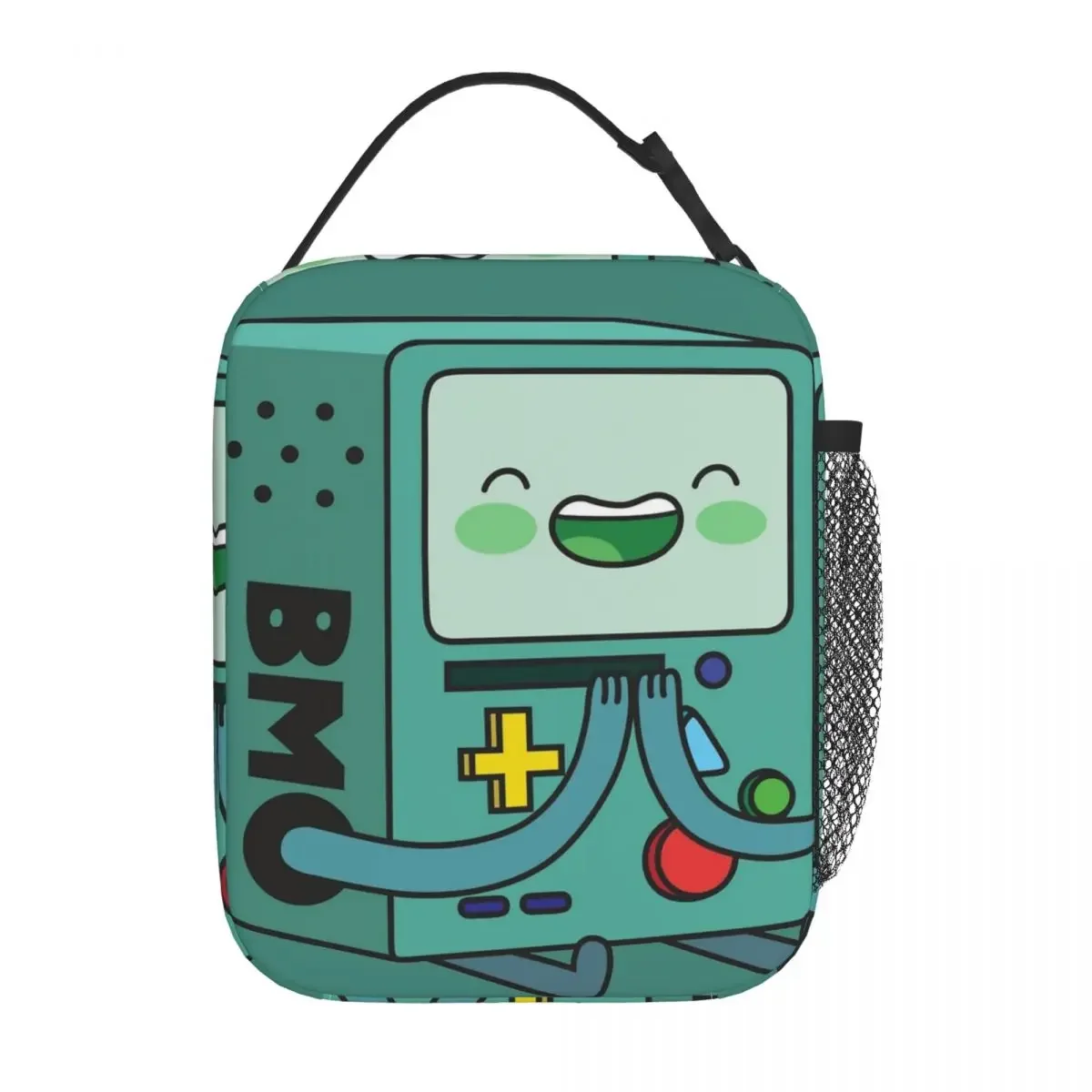 BMO Adventure Times Insulated Lunch Bag Leakproof Cartoon Lunch Container Cooler Bag Lunch Box Tote College Travel Bento Pouch