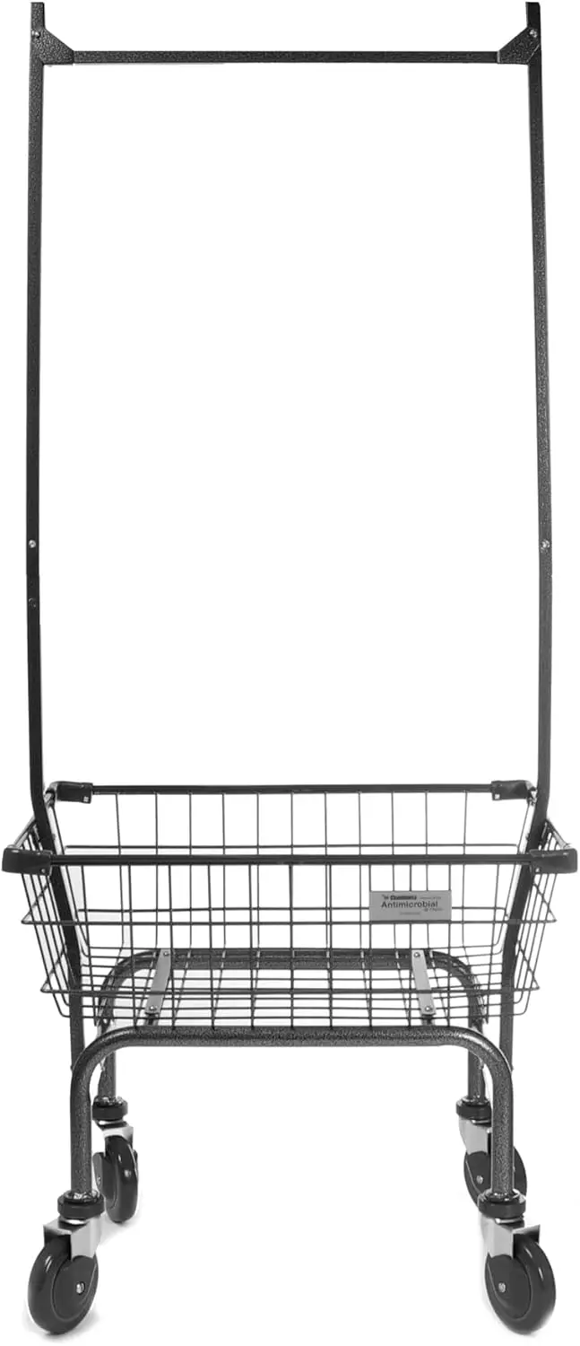 Heavy Duty Uhandle Laundry Cart with 5