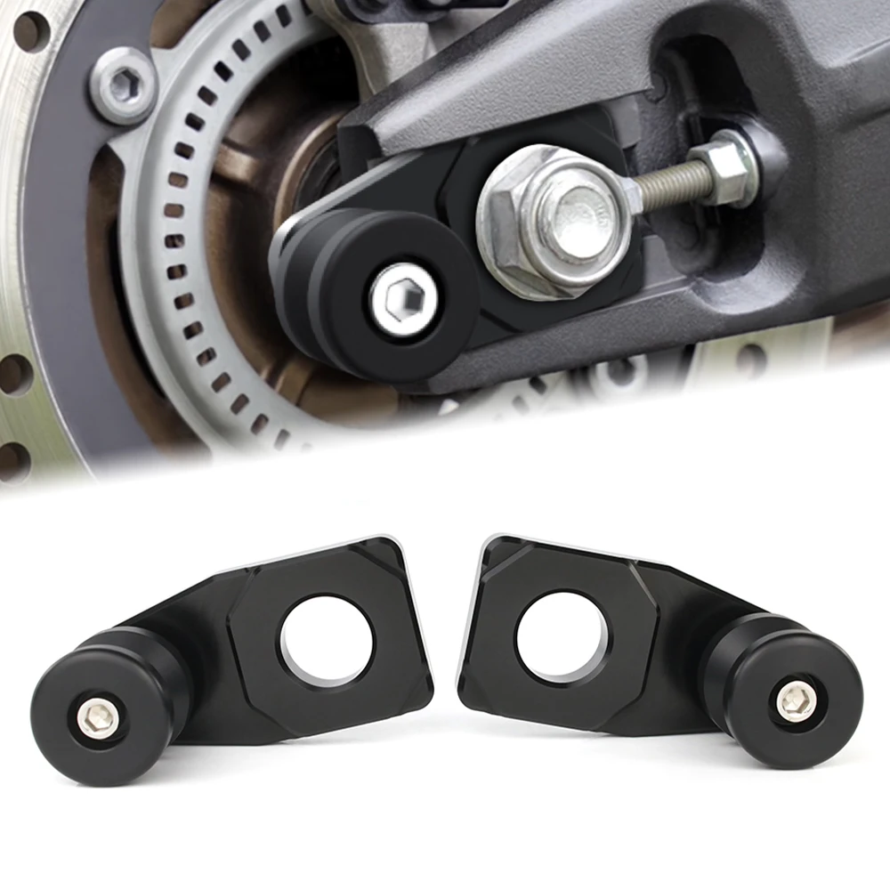 Fit For Honda CB650F CB650R CBR650F CBR650R CRF1000L Africa Twin ADV Cotton Reels (Offset) Swingarm Slider Spools Stand Bobbins