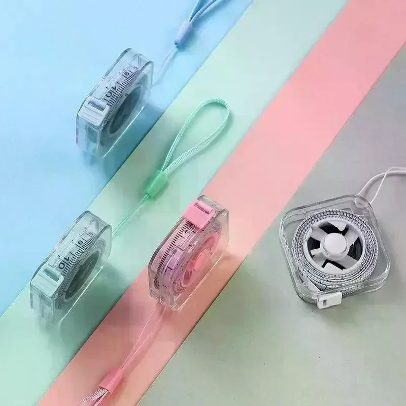 2-Meter Mini Metric And Imperial Durable Measuring Tape Multifunctional And High-precision Household Shrinkage Measuring Tape
